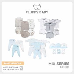 FLUFFY Paket Setelan Neci Newborn (Isi 27Pcs) PNBN NEWBORN[1]