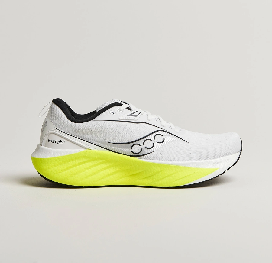SEPATU RUNNING SAUCONY TRIUMPH 22 M WHITE/CITRON RANK Sports
