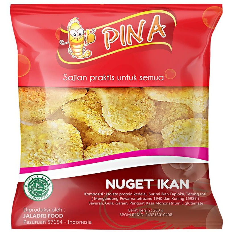 Pina Nugget Ikan 250 Gram Frozen Food