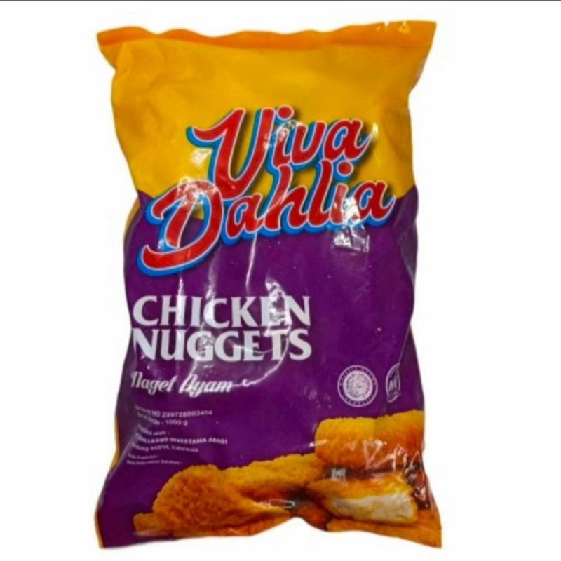 Viva Dahlia Nugget Ayam 1 Kg Chicken Nugget