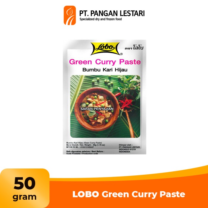 Lobo Bumbu Kari Hijau 50 gr Green Curry Paste