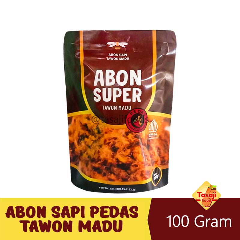 Abon Sapi Pedas Super Tawon Madu 100 Gram