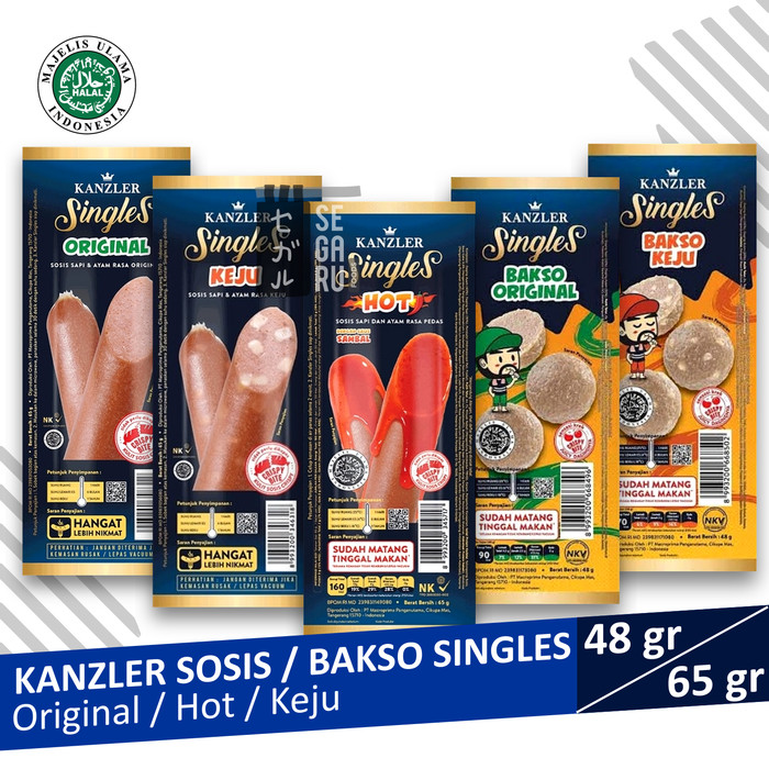 Kanzler Bakso Singles Gochujang 55 Gram