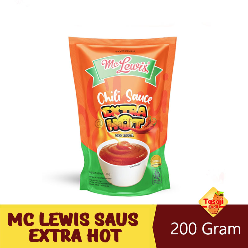 Mc Lewis Extra Hot Sauce 200gr Saus Pedas