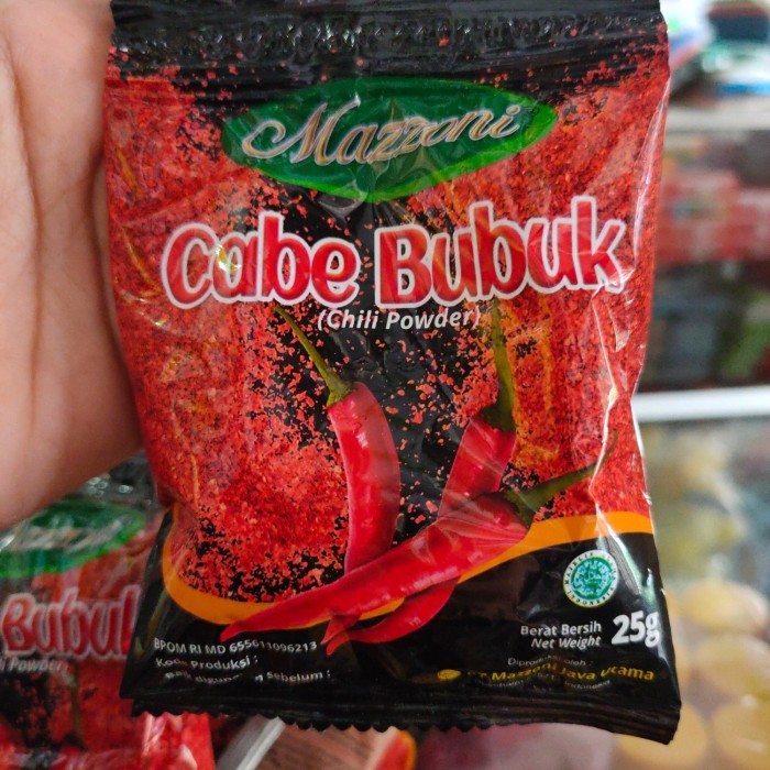 Mazzoni Cabe Bubuk 25 Gram Bumbu Tabur