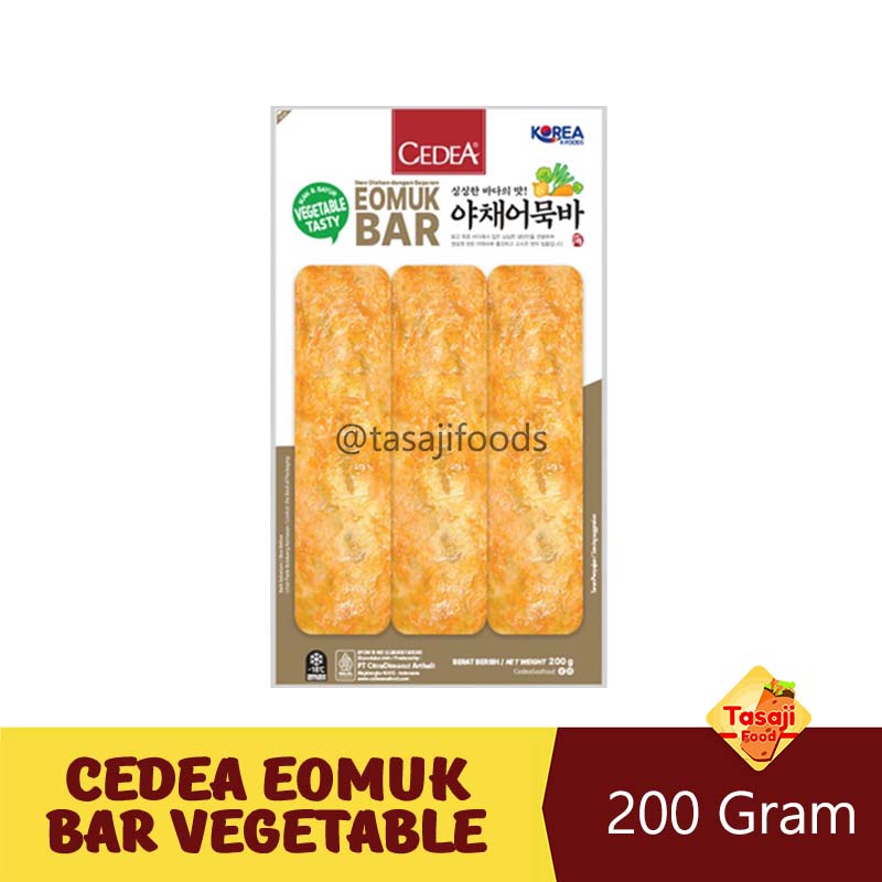 Cedea Eomuk Bar Vegetable Fish Cake Korea 200 Gram