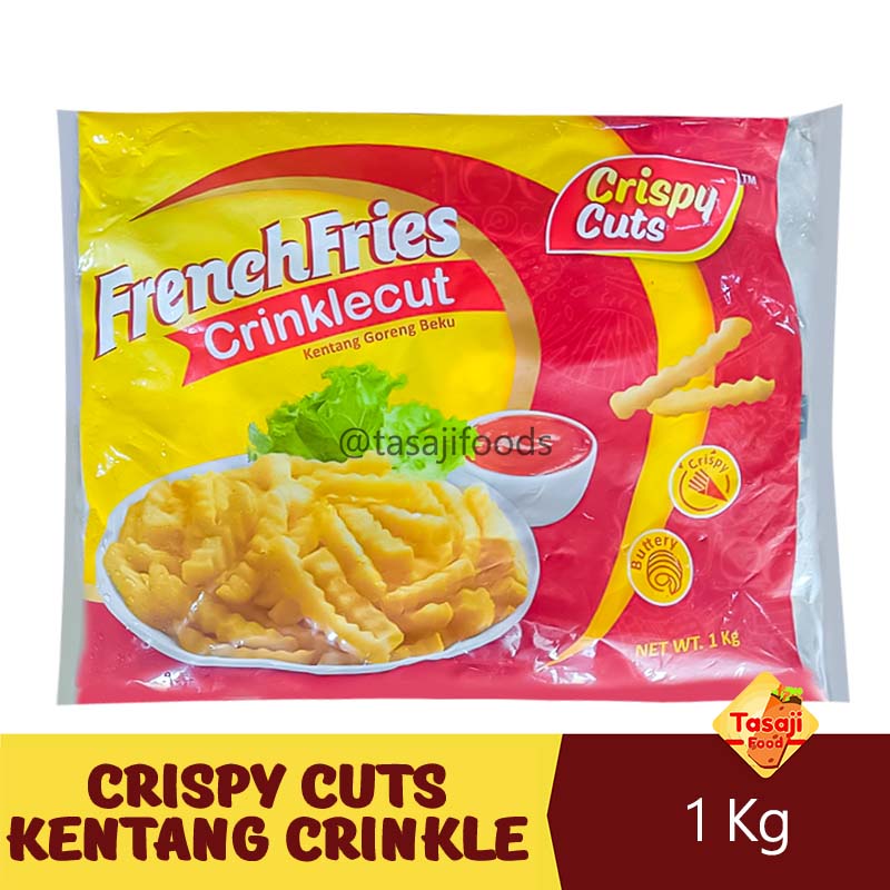 Crispy Cuts Kentang Crinkle Cut 1 Kg French Fries