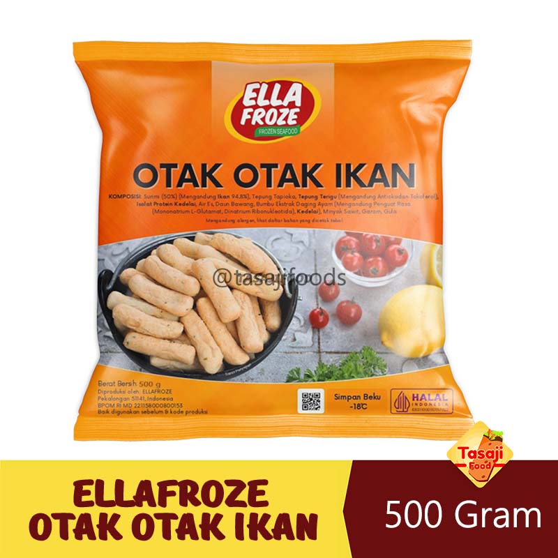 Ellafroze Otak Otak Ikan 500 Gr Olahan Ikan Frozen