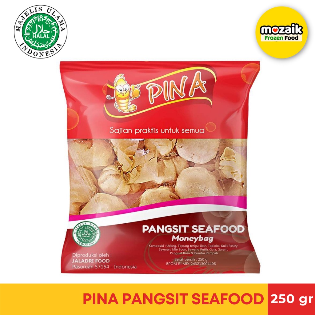 Pina Pangsit Udang Seafood 250 Gram Moneybag