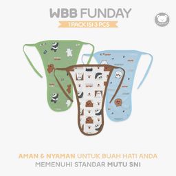 FLUFFY Popok Kain WE BARE BEARS (Isi 3Pcs) PBPT WFD NB
