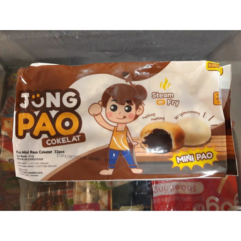 Jung Pao Mini Pao Isi Cokelat 32 Pcs
