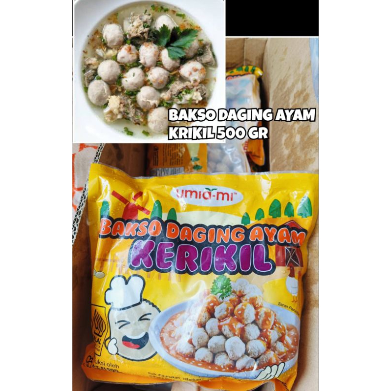 Umiami Bakso Daging Ayam Kerikil 500 Gram