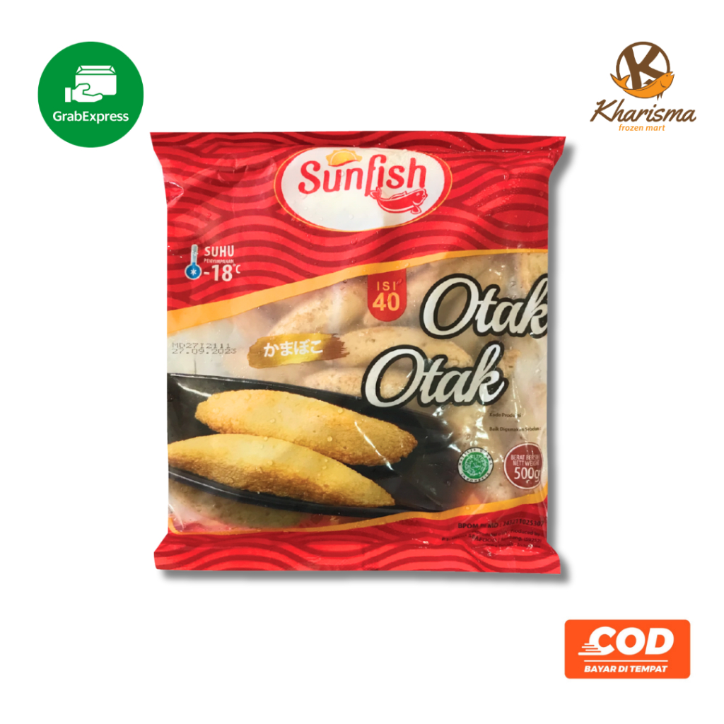Sunfish Otak Otak Ikan Isi 40 500 Gram