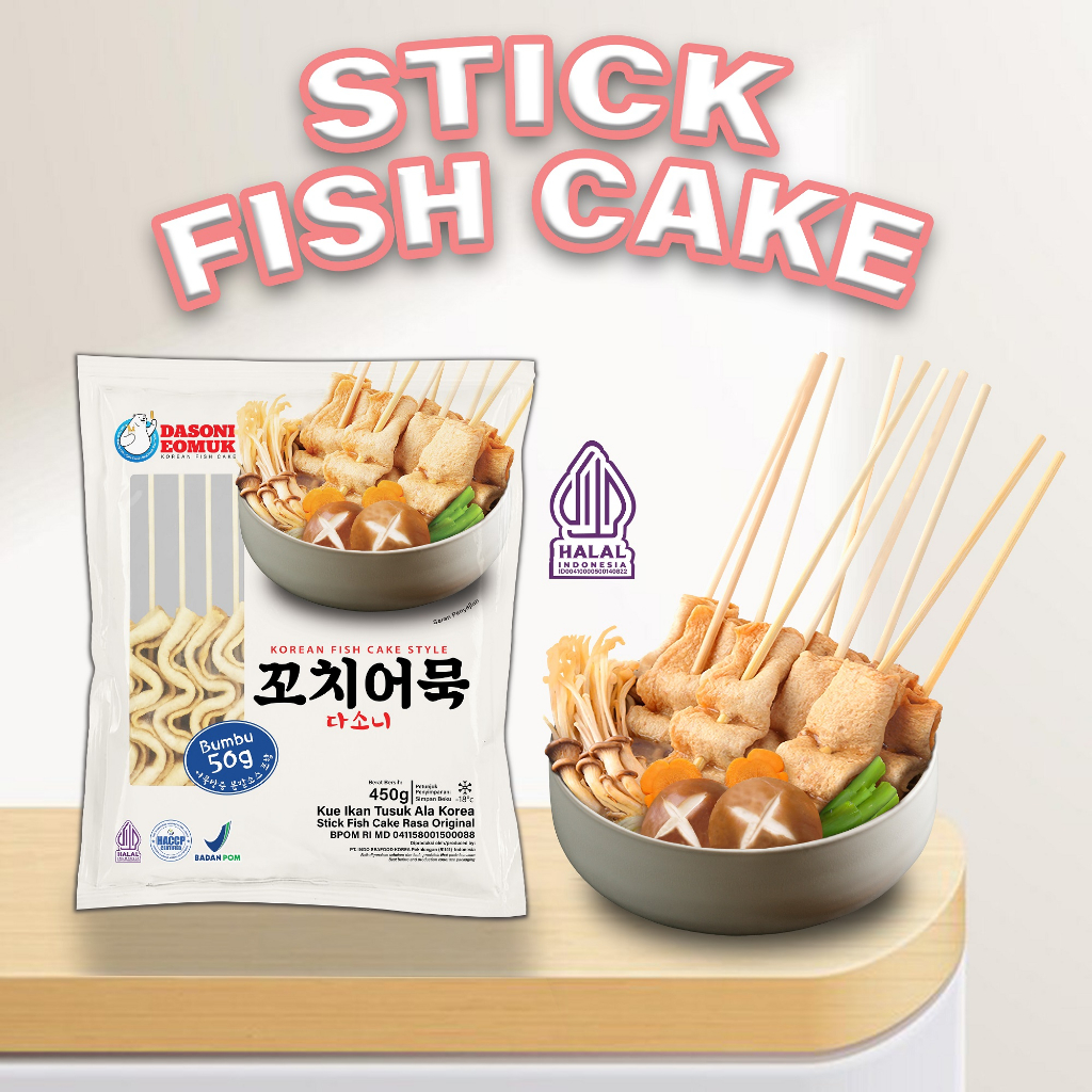 Dasoni Stick Fish Cake Odeng Korea 450 gram