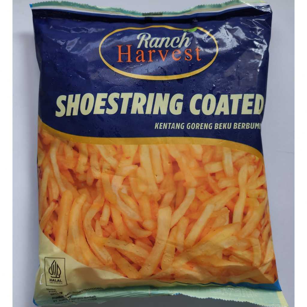 Harvest Kentang Shoestring Batter Coated 750 Gram