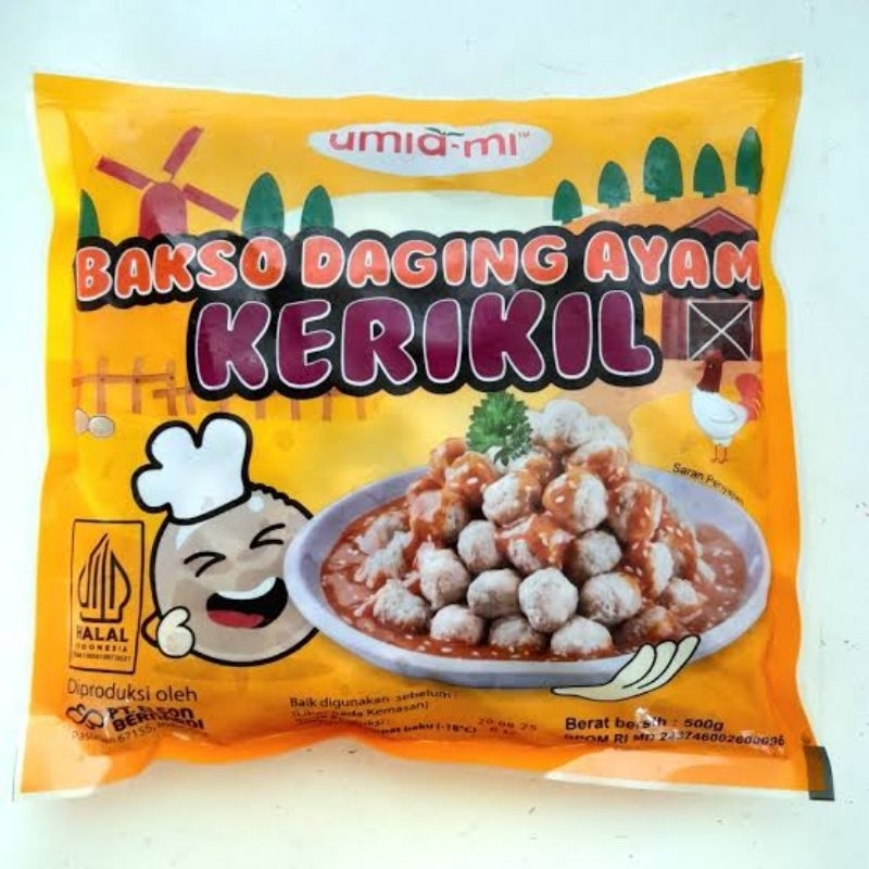 Umiami Bakso Daging Ayam Kerikil 500 Gram
