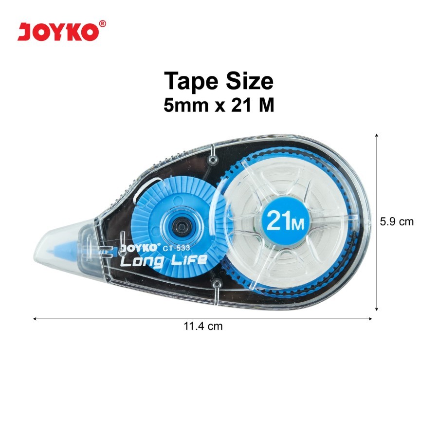 Joyko Correction Tape Joyko CT-533 / Pita Koreksi Jumbo