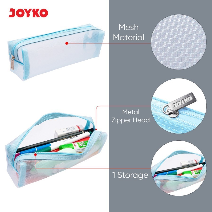 Tempat Pensil / Kotak Pensil / Pencil Case Keep Smiling Joyko PC-5020