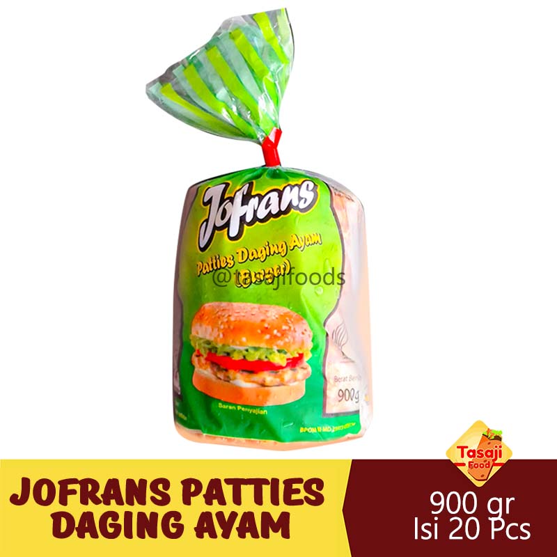 Jofrans Patties Daging Ayam Chicken Burger 900 Gram