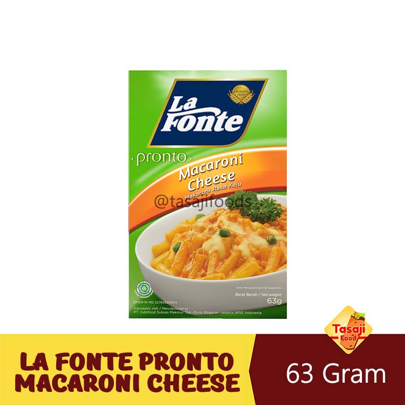 La Fonte Pronto - Macaroni Cheese ( Keju) 63gr
