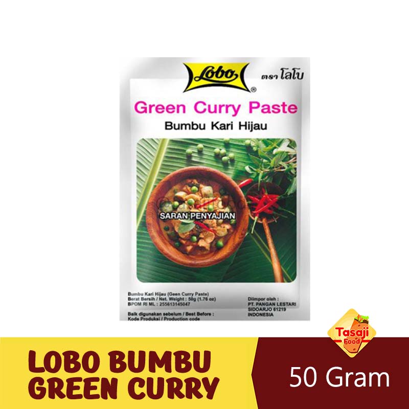 Lobo Bumbu Kari Hijau 50 gr Green Curry Paste