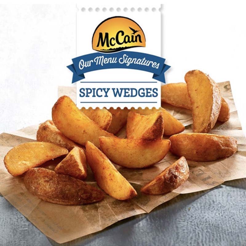 Mc Cain Kentang Spicy Wedges 1 Kg Kentang Beku Bumbu