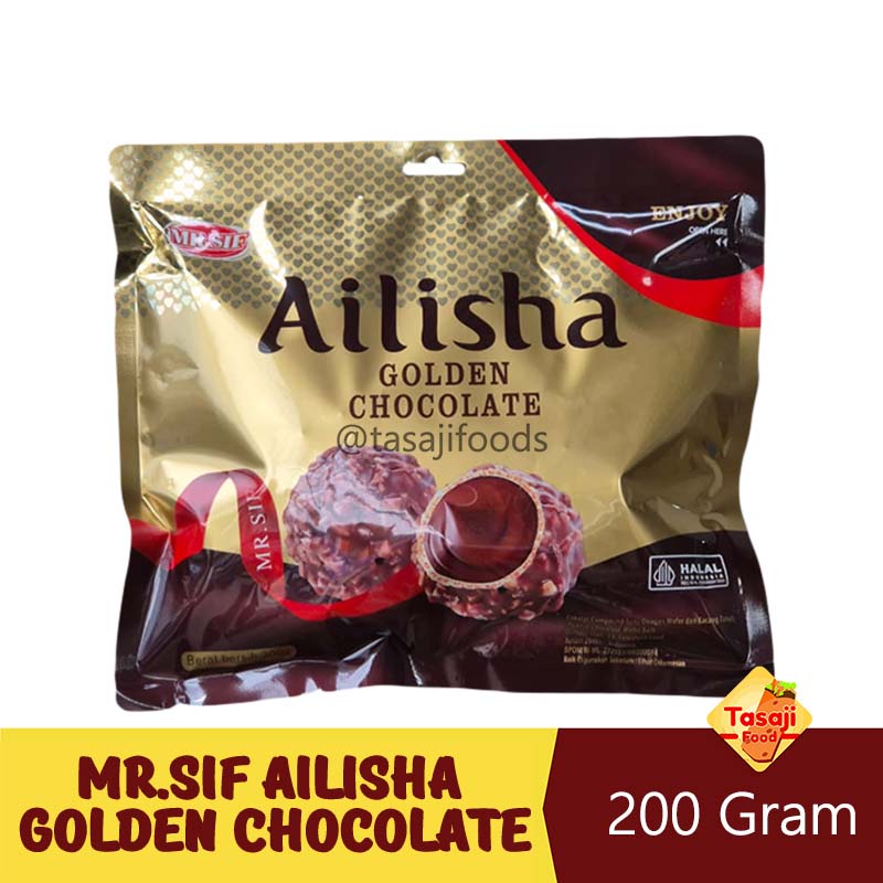 MR.SIF Ailisha Golden Chocolate 200g Chocolate Taste