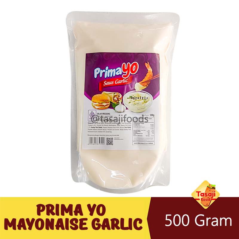 Prima Yo Saus Garlic 500 Gram Mayonaise Bawang