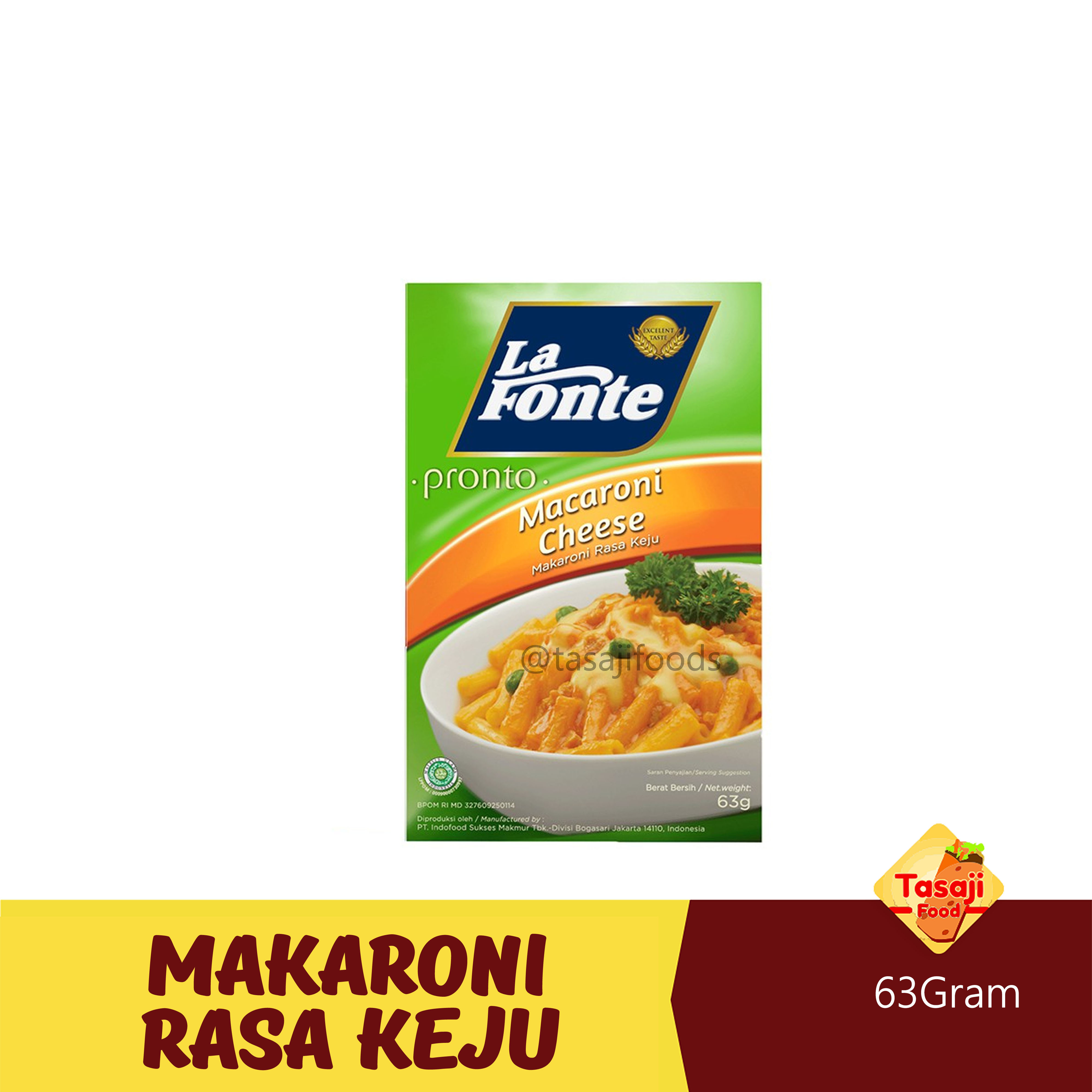 La Fonte Pronto - Macaroni Cheese ( Keju) 63gr
