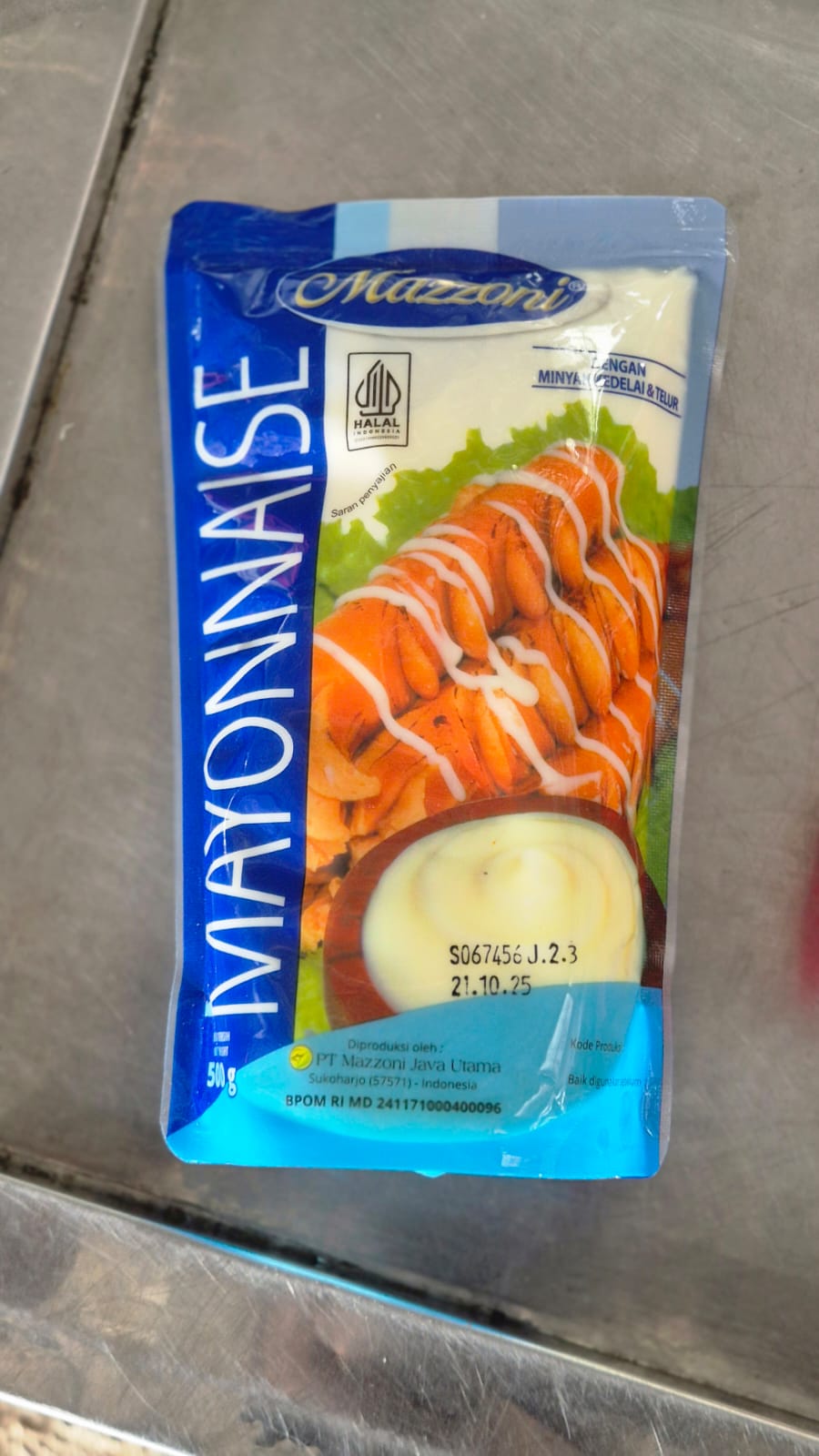 Mazzoni Mayonaise Biru 500 Gram