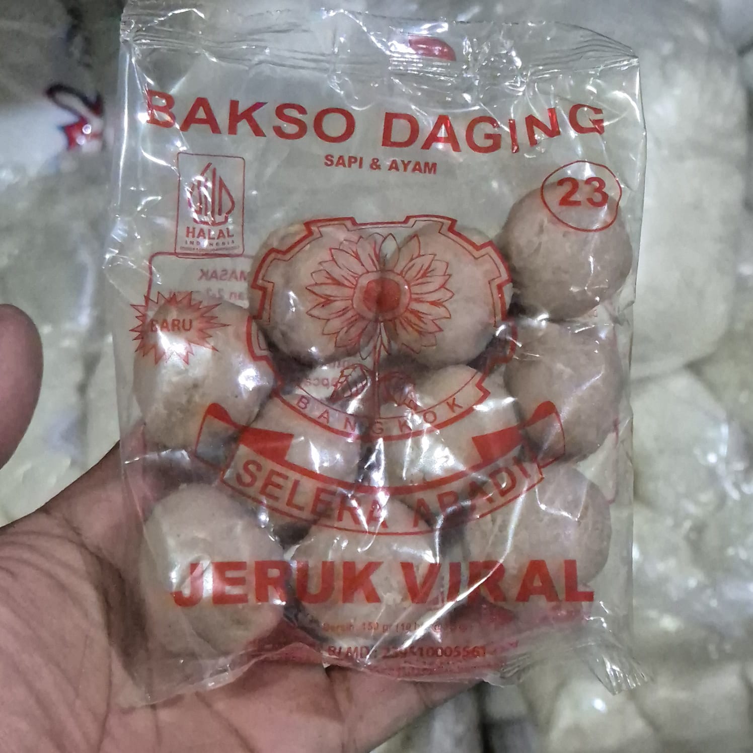 Bakso Sapi Dan Ayam Jeruk Viral Selera Abadi 150gr Isi 10 pcs
