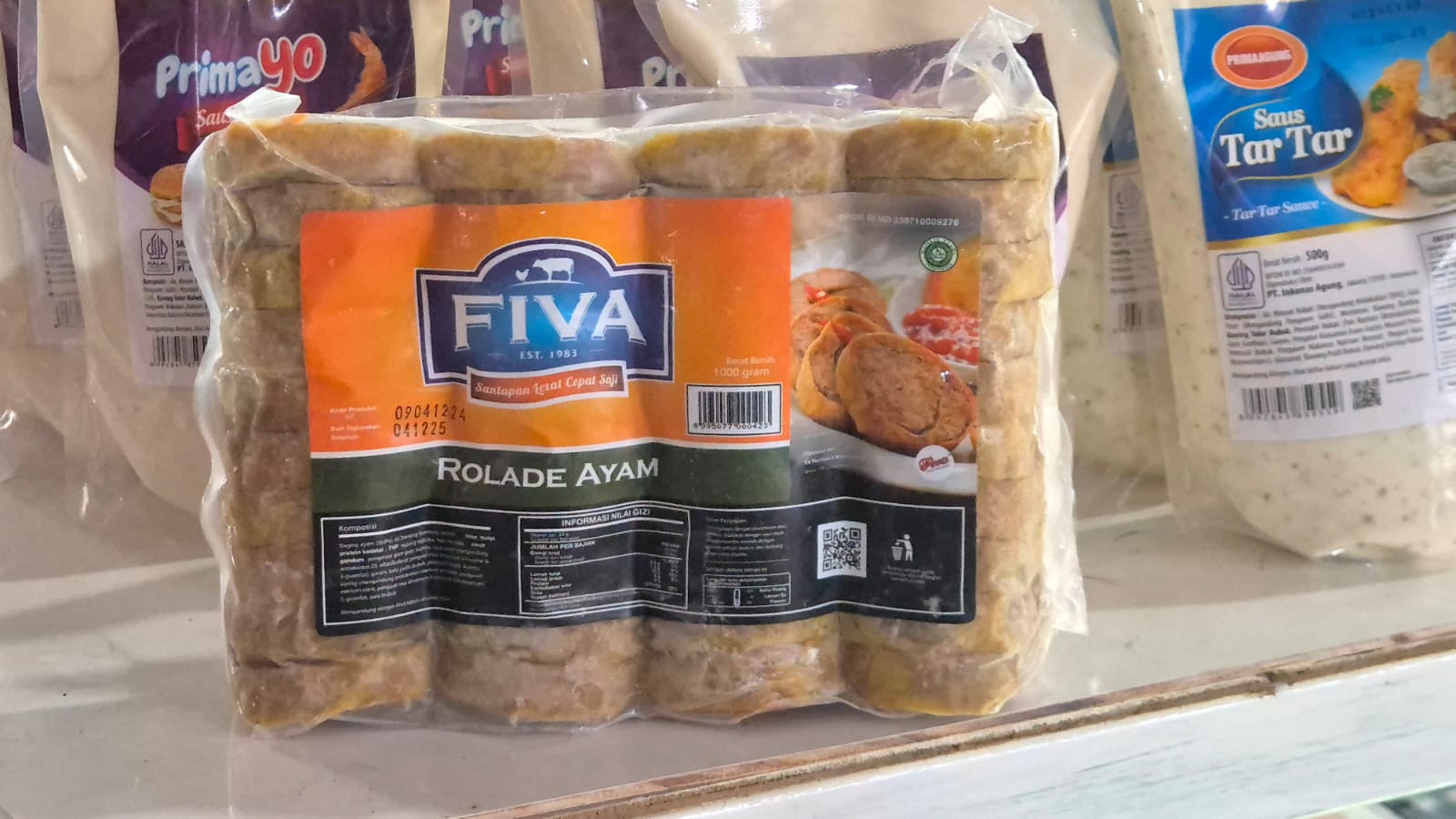 Fiva Rolade Ayam 1 Kg Olahan Ayam Frozen