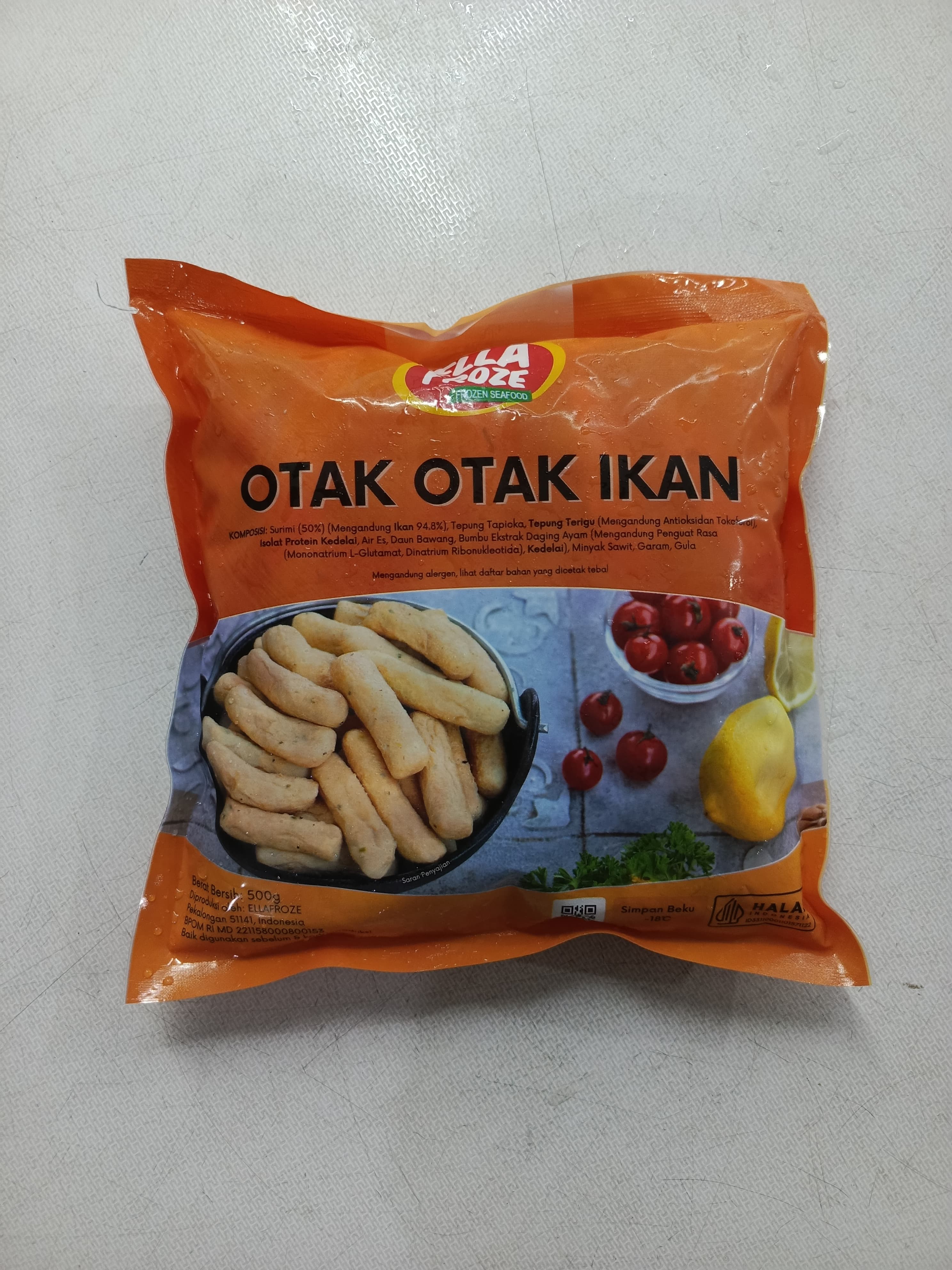 Ellafroze Otak Otak Ikan 500 Gr Olahan Ikan Frozen