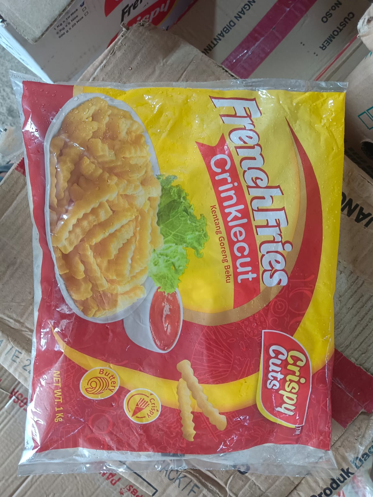 Crispy Cuts Kentang Crinkle Cut 1 Kg French Fries