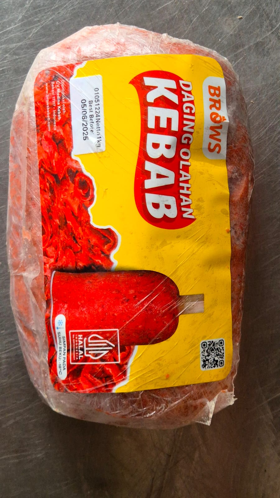 Brows Daging Kebab 1 Kg Olahan Daging Kebab