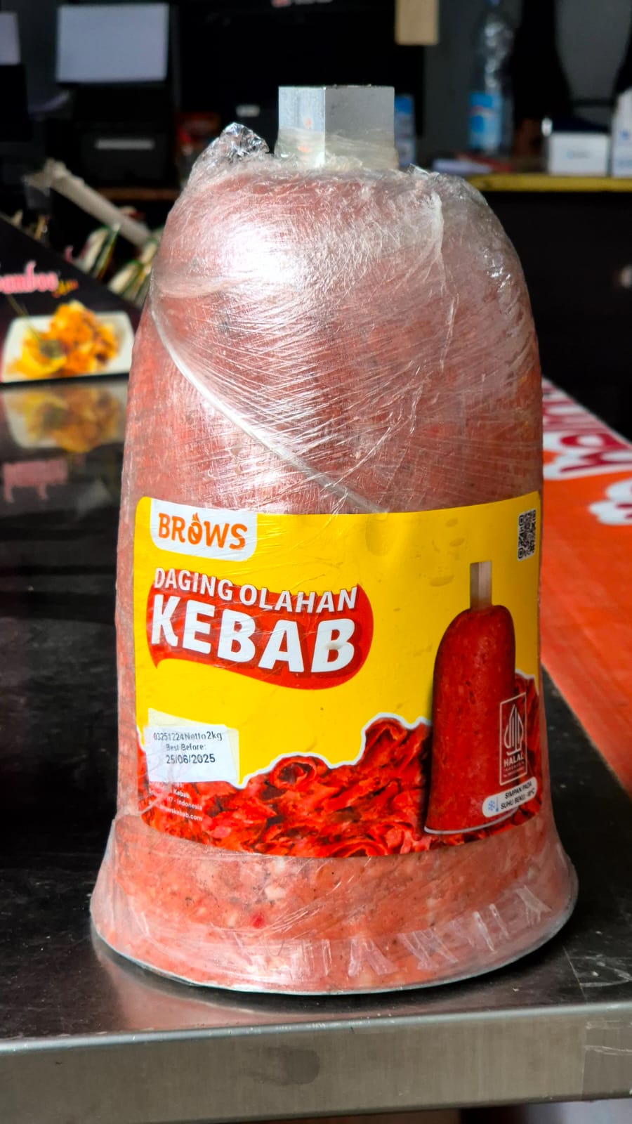 Brows Daging Kebab Tiang 2 Kg Olahan Daging Kebab