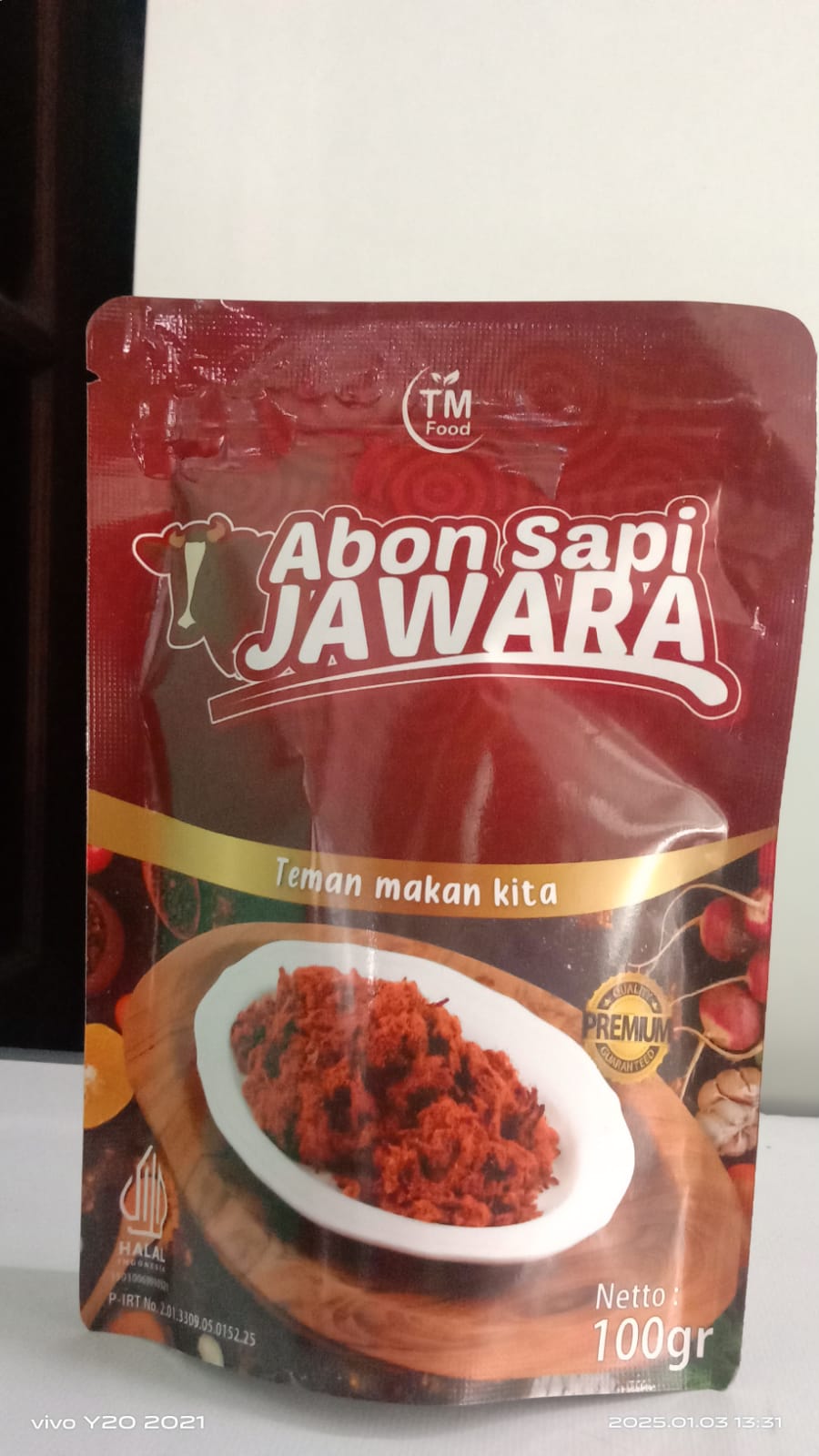 Abon Sapi Jawara 100 Gram Olahan Daging Sapi