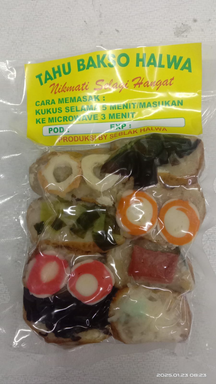 Tahu Bakso Halwa Seafood Mix Isi 8 Pcs