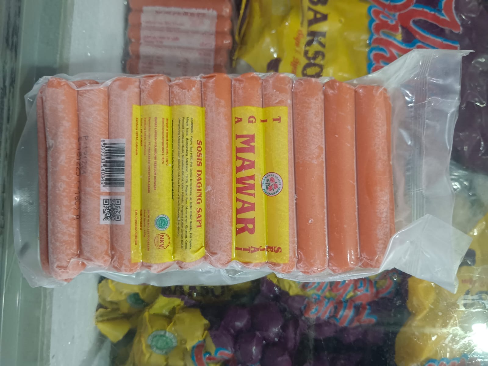 Tiga Mawar Sosis Sapi 450 Gram Viva Dahlia