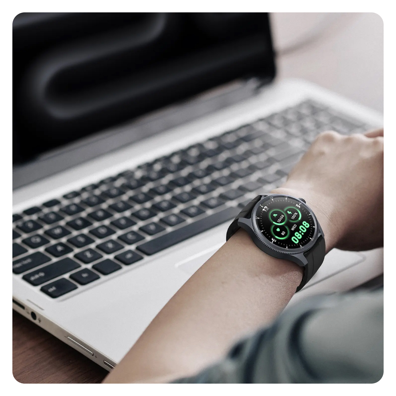 Momax Smart Watch 1-Wear+ - Blue SW3SB