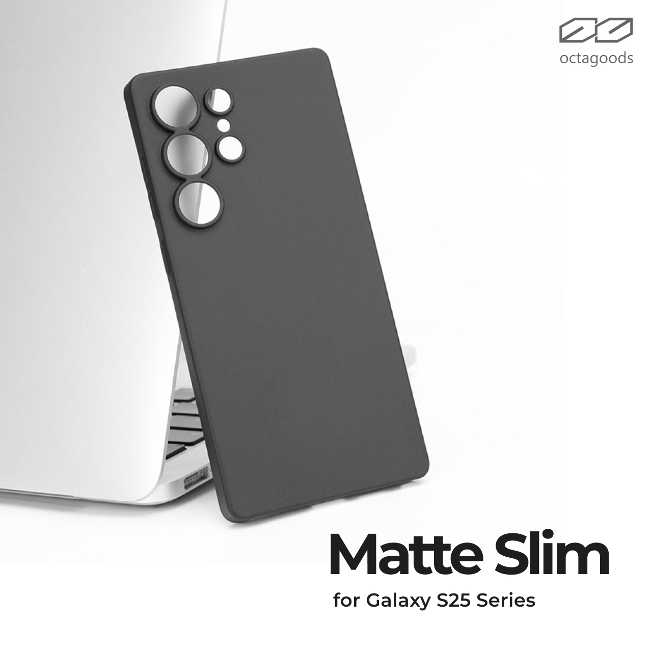 Octagoods Galaxy S25 Ultra Case Matte Slim - Black CB33210