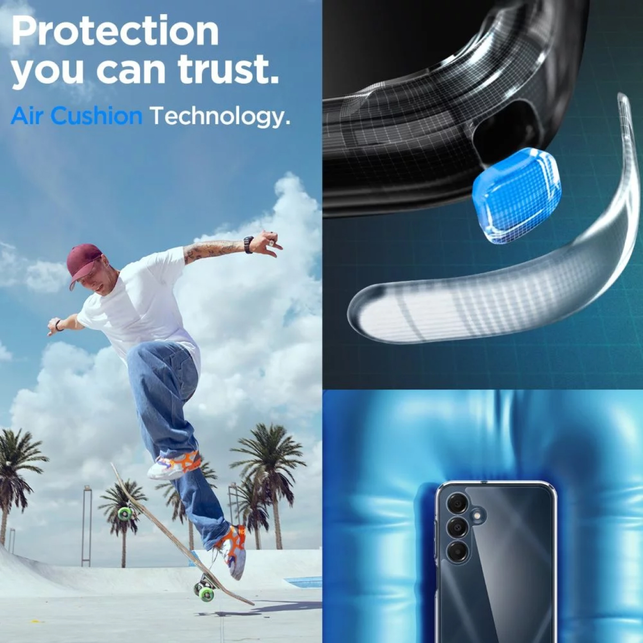 Spigen Galaxy A16 / A16 5G Case Ultra Hybrid - Crystal Clear ACS08890