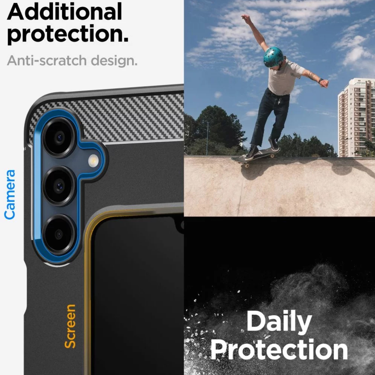Spigen Galaxy A16 / A16 5G Case Rugged Armor - Matte Black ACS08891