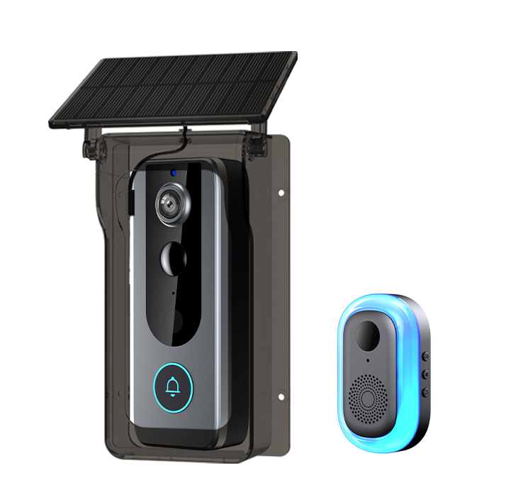 Bel Pintu Video Wireless M20 WiFi 2.4G Kamera HD Night Vision Interkom 2 Arah | M20 Wireless Video Doorbell 2.4G WiFi HD Night Vision