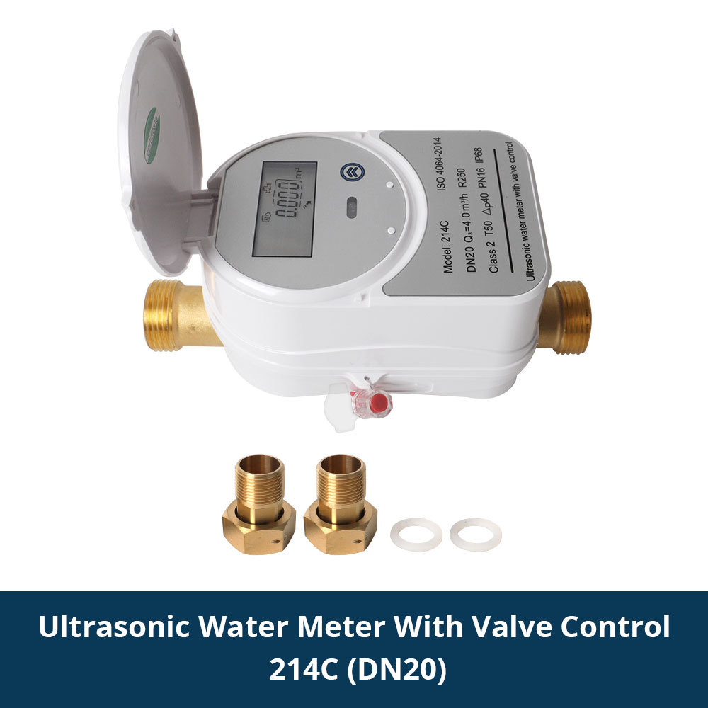 Meter Air Ultrasonik Smart Valve Zigbee Tuya IP68 LCD DN15-DN25 | Tuya Zigbee Smart Valve Ultrasonic Water Meter IP68 LCD DN15-DN25