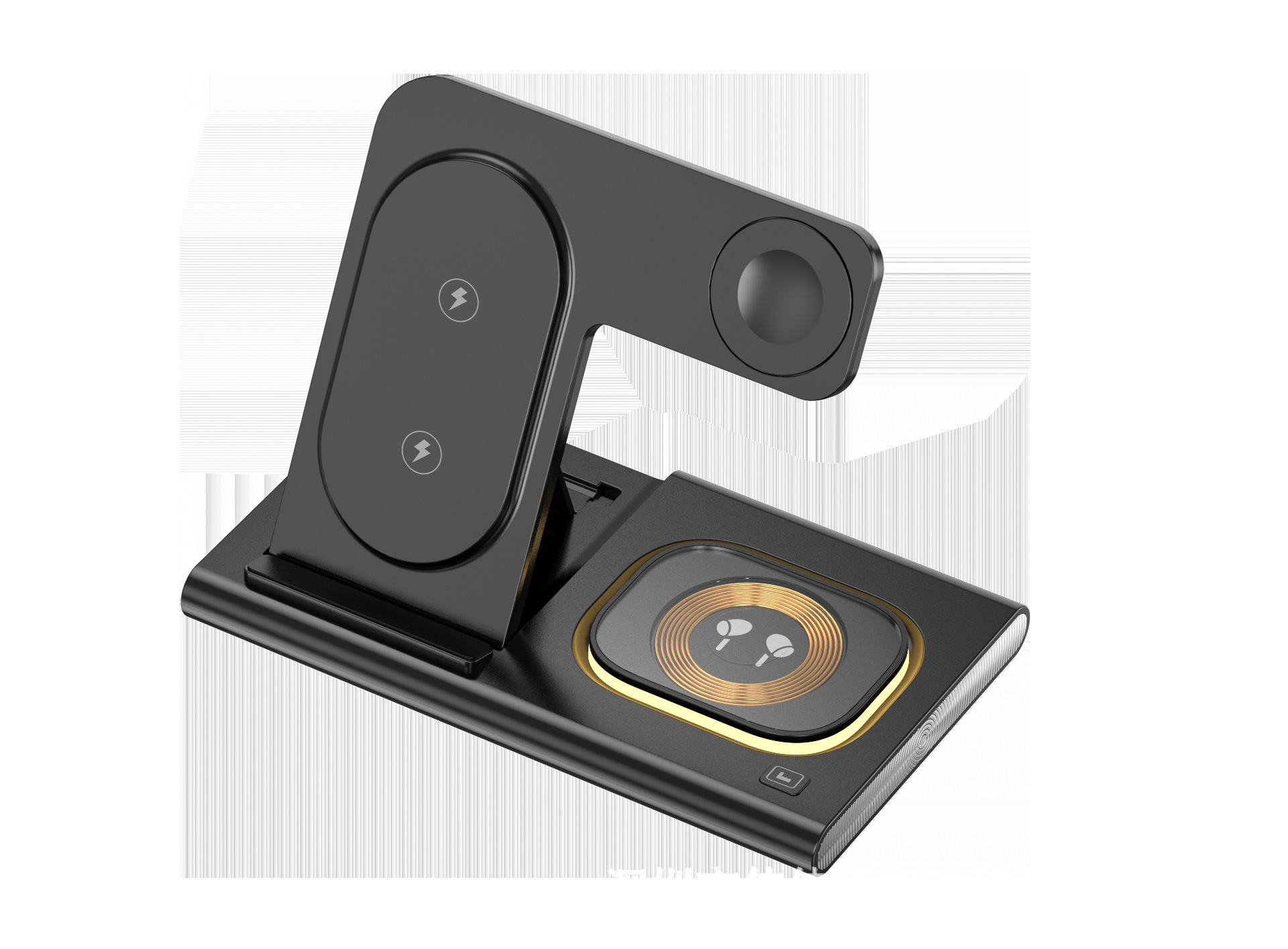 Charger Wireless 3 in 1 Magnetik Fast Charging 18W Samsung Iphone | 3 in 1 Magnetic Wireless Charger 18W