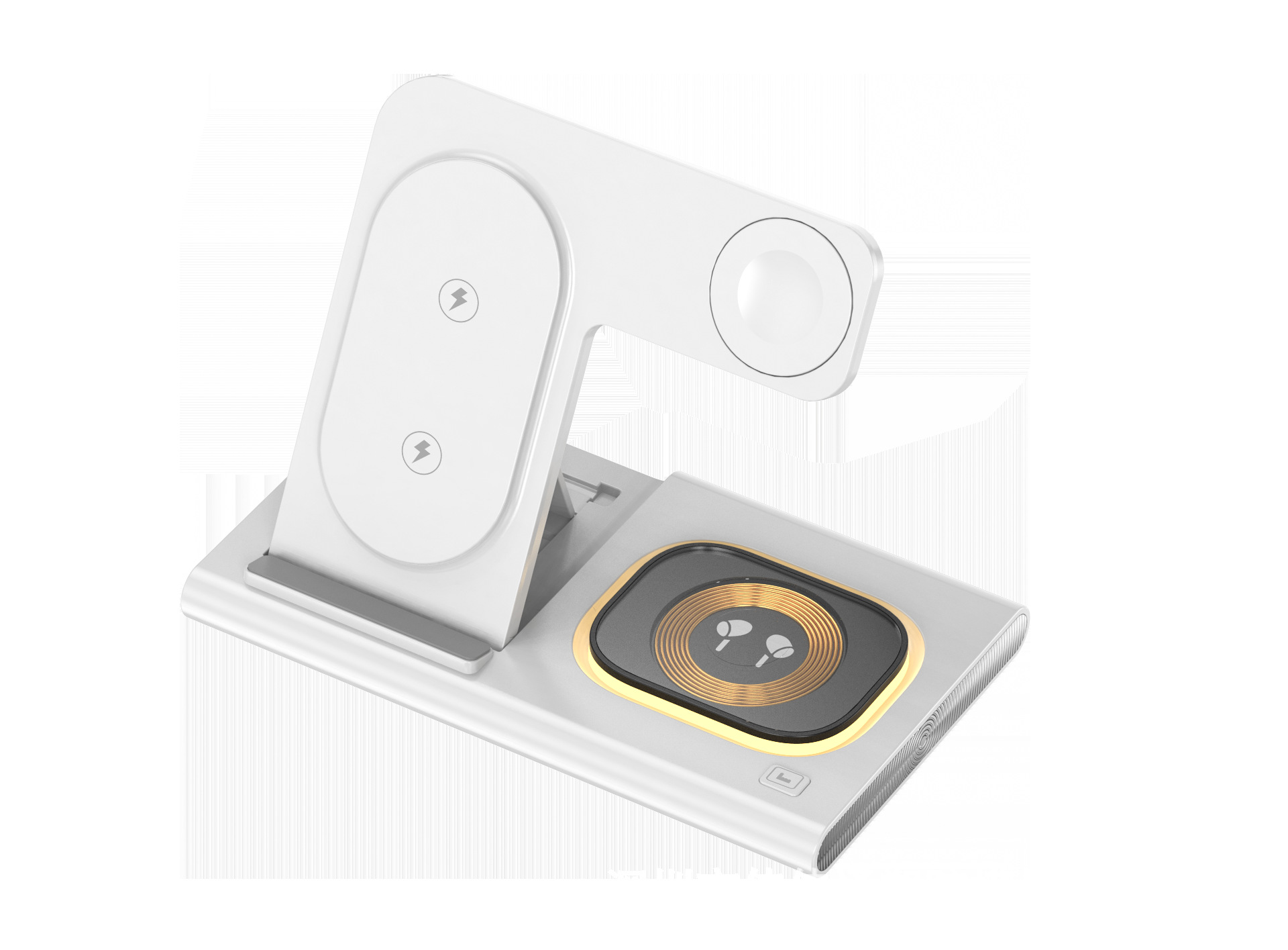 Charger Wireless 3 in 1 Magnetik Fast Charging 18W Samsung Iphone | 3 in 1 Magnetic Wireless Charger 18W
