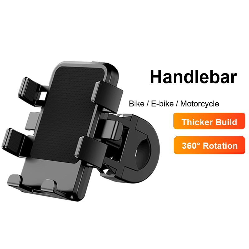 Holder HP Sepeda Motor/Sepeda 5-7.2 Inci dengan Pilihan Payung, Dudukan Setang/Spion | Bike Motorcycle Phone Mount 5-7.2 Inch with Optional Umbrella, Handlebar/Mirror Mount