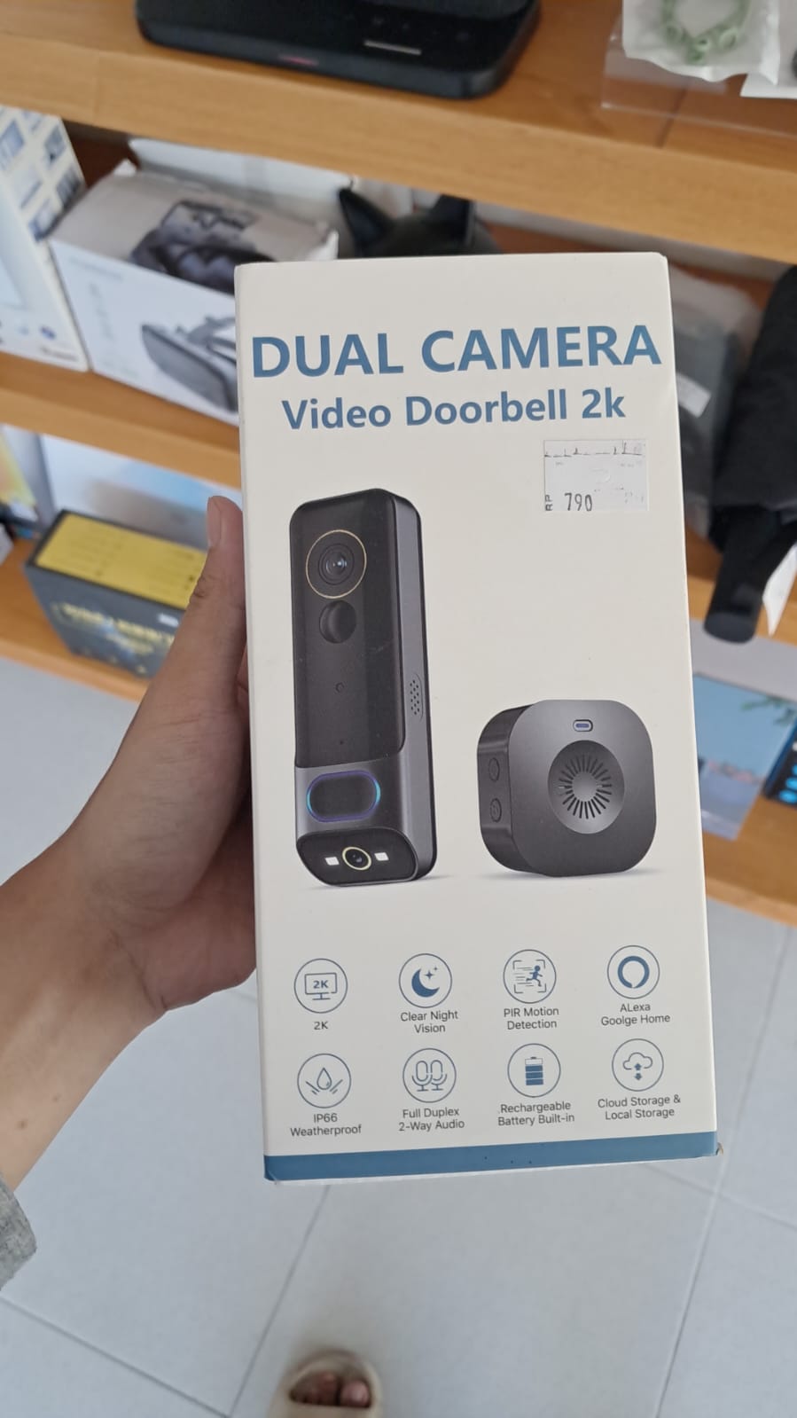 Dual Camera Video Doorbell