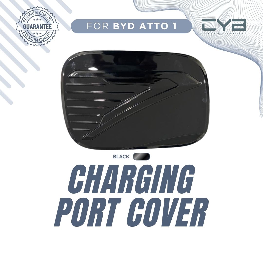 BYD Atto1 - Charging Port Cover [Hitam] 2